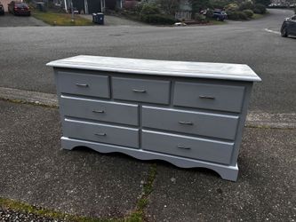 Grey country style dresser