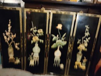 Chinese Flowers Wall Pics