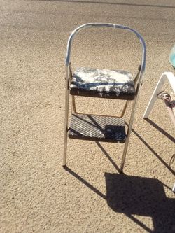 Vintage Chrome 2-Step Step Stool