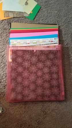 Scrap Book Paper And Sticker Bundle