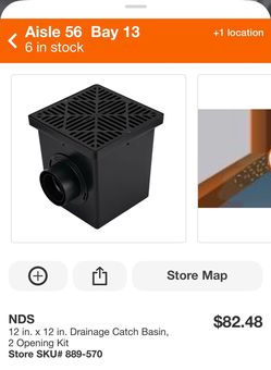 French Drain basin $9 value