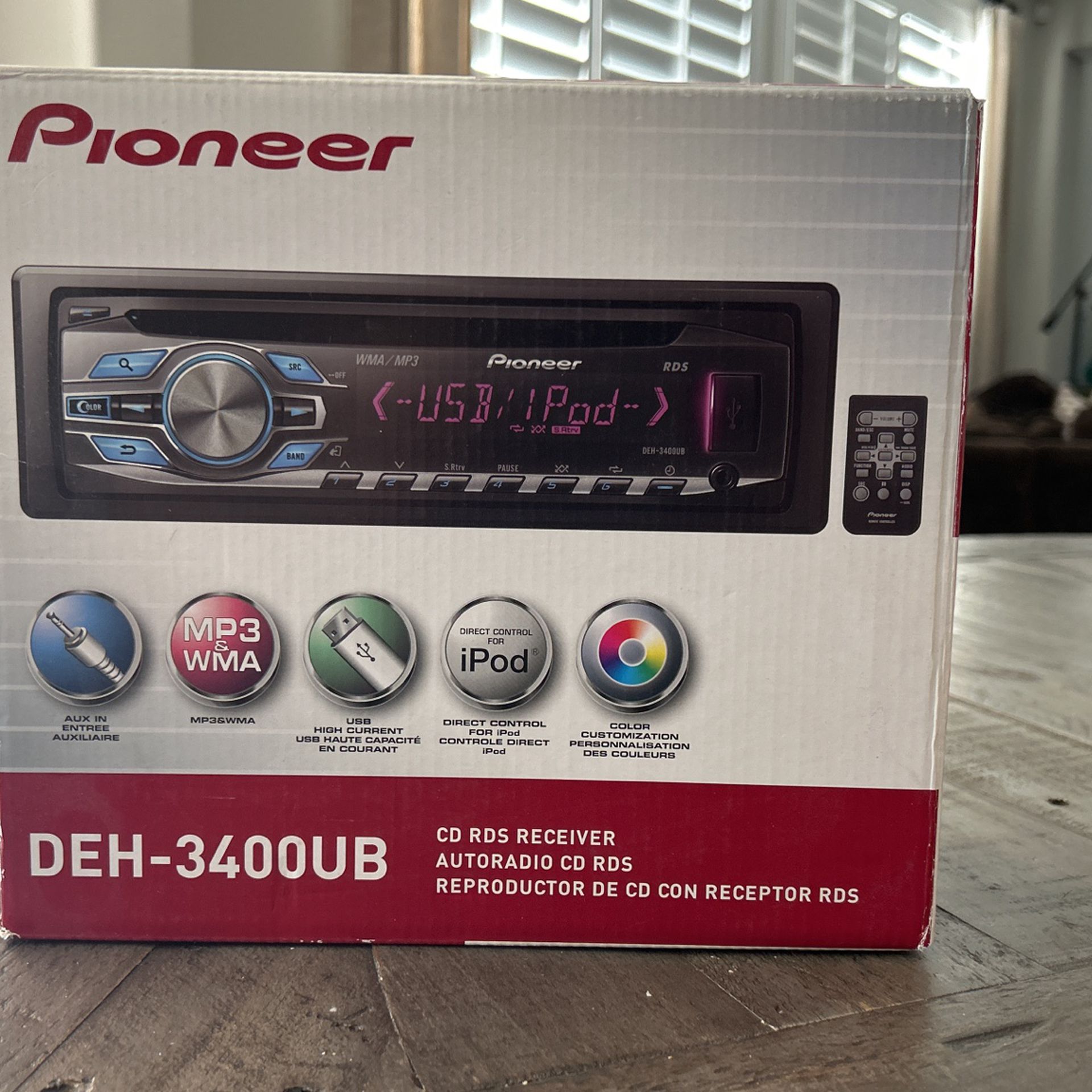 Pioneer CD Car Receiver DEH-3400UB