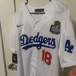 Yoshinobu Yamamoto Dodgers Nike World Series Jersey