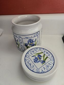 New Beautiful Ceramic Canister 