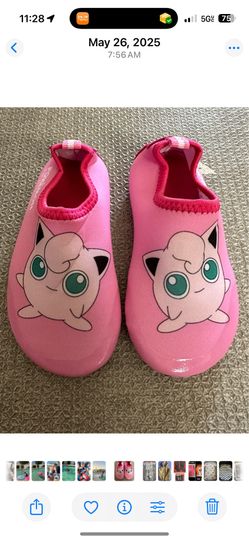 New pokemon aqua shoes size 11