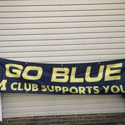 Michigan Wolverines M Club 8x2 Ft Banner 