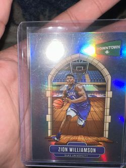 2020-21 Panini Prizm Draft Picks Zion Williamson Downtown SSP Pelicans