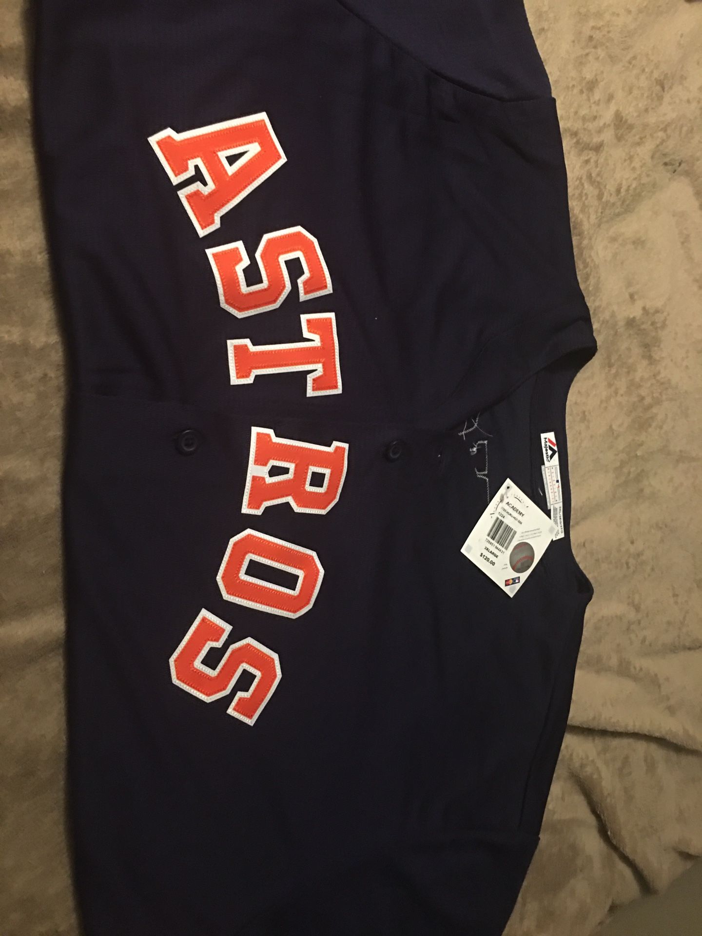 Men’s Astros Jersey 3XL brand new