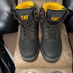 7 1/2  Steel Toe Caterpillar Boots Men’s 