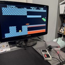 Nintendo Video Games + Monitor