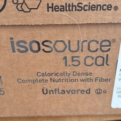 New In Box: 25 Pack Of Isosource 1.5 Cal Health science 