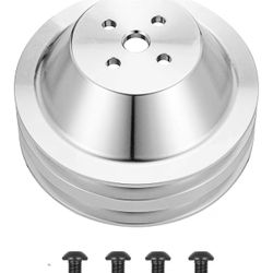 WeiSen 2 Groove 2V Water Pump Pulley V-Belt Compatible with Ford 1969-UP Small Block 302 351w 351C 351W 351M 400 V8 5.0L 