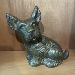 Vintage Brass Scotty Puppy Dog