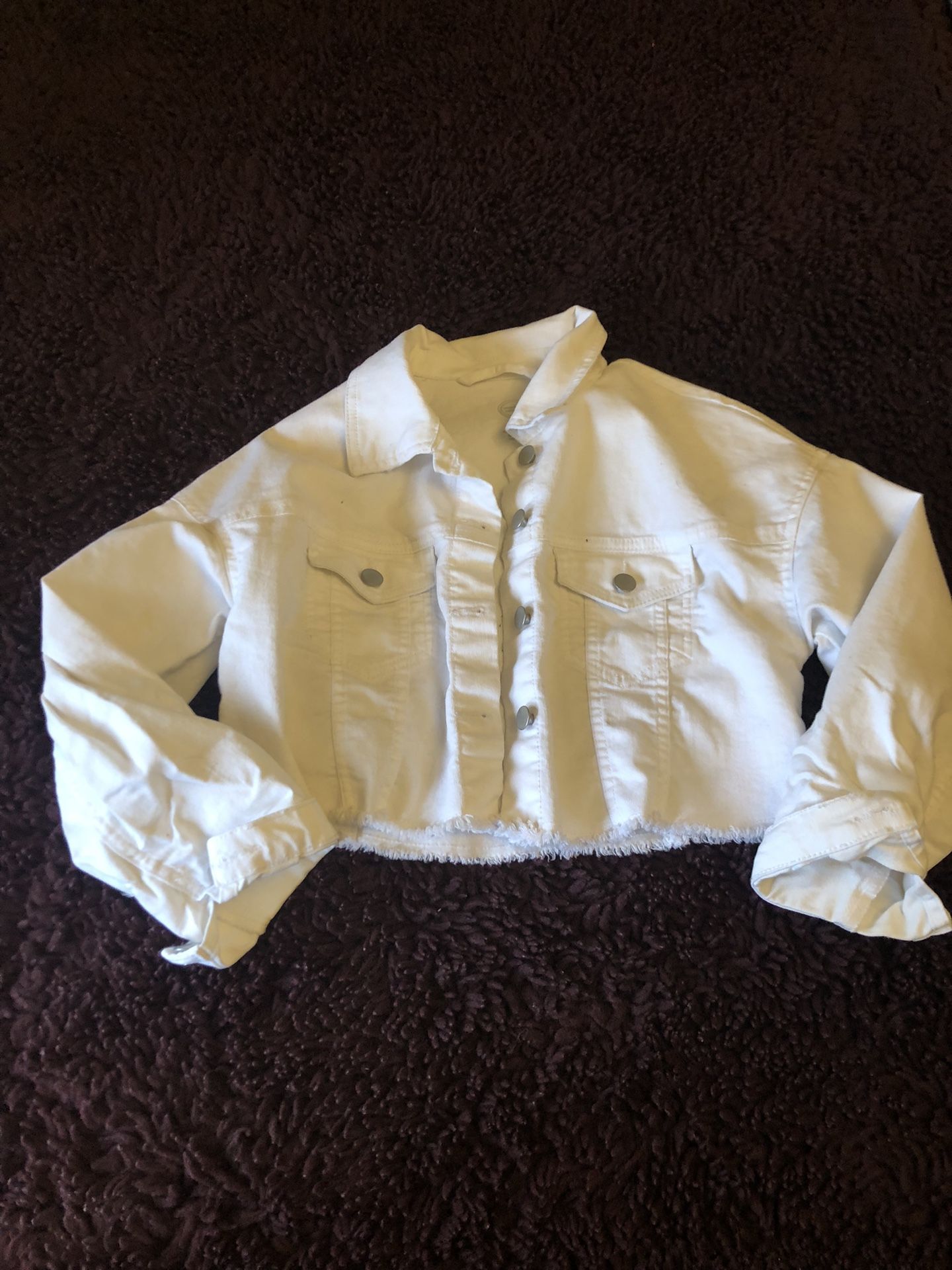 White Jean Jacket