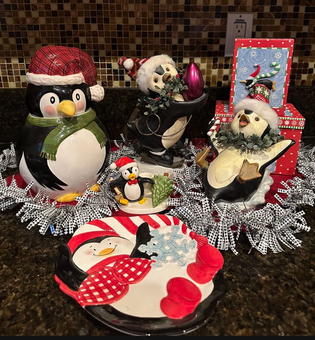 Christmas Penguins Decorations