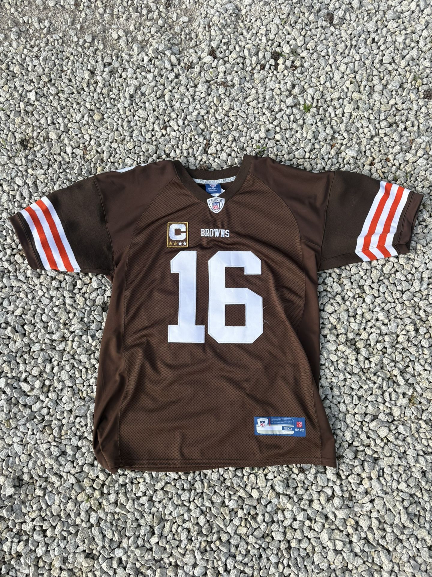 Josh Cribbs Cleveland Browns Authentic Reebok NFL Jersey Size 50