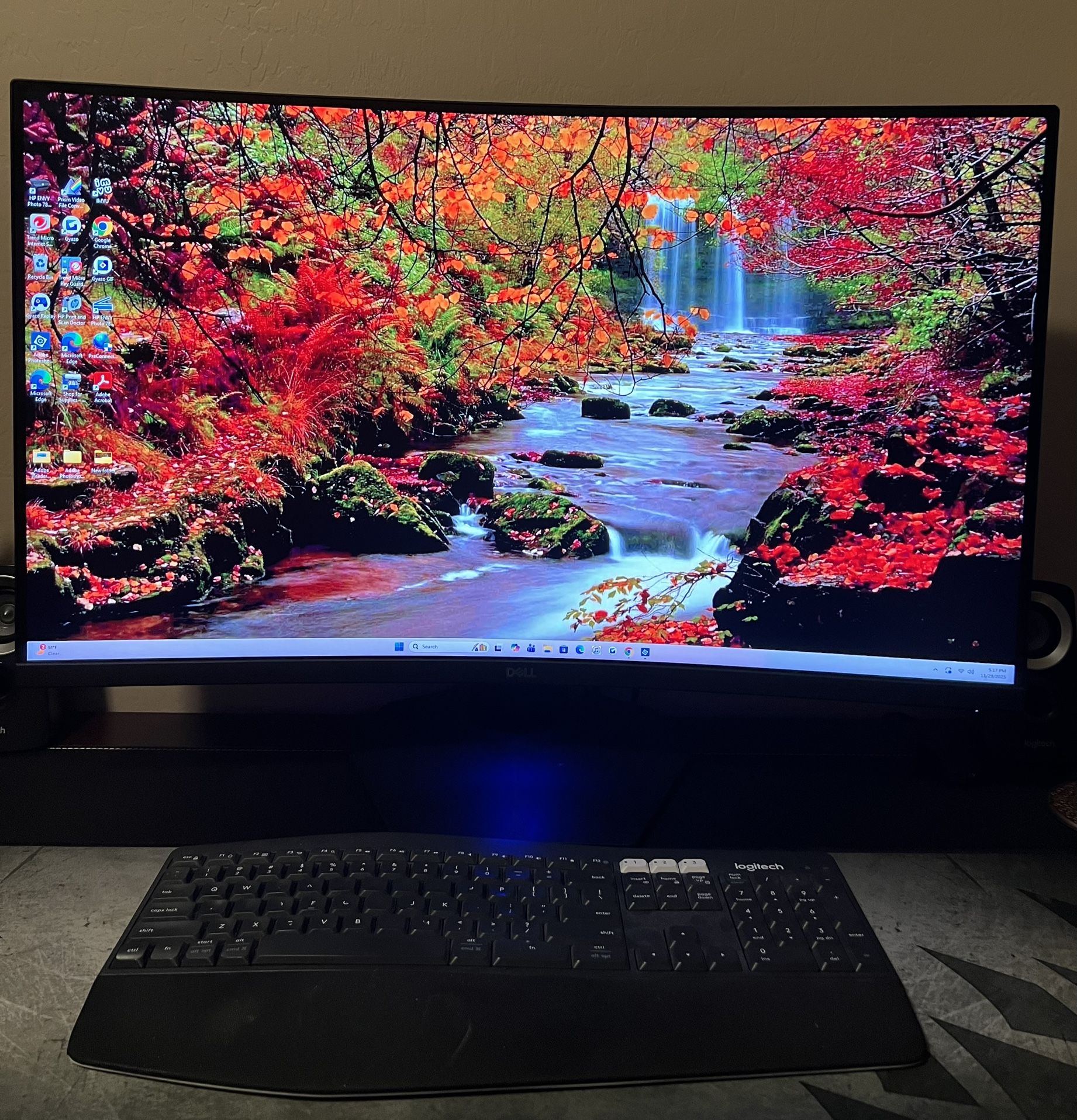 2K 32" Dell Curved Gaming Monitor 165hz