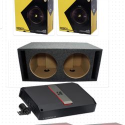 NEW FULL BASS AND VOICE PACKAGE KICKER AUDIO INSTALLED 