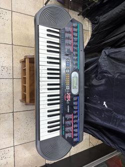 Casio CTK-401 49-Key Portable Electronic Keyboard Piano w/ Power Adapter - Tested & Working