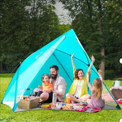 Portal 82.5" X 57" X 60" Tall 2 Hub Outdoor Beach Instant Setup Popup Shelter Camping & Hiking > Tents, Shelters & Accessories

Tents & Shelters > Cam
