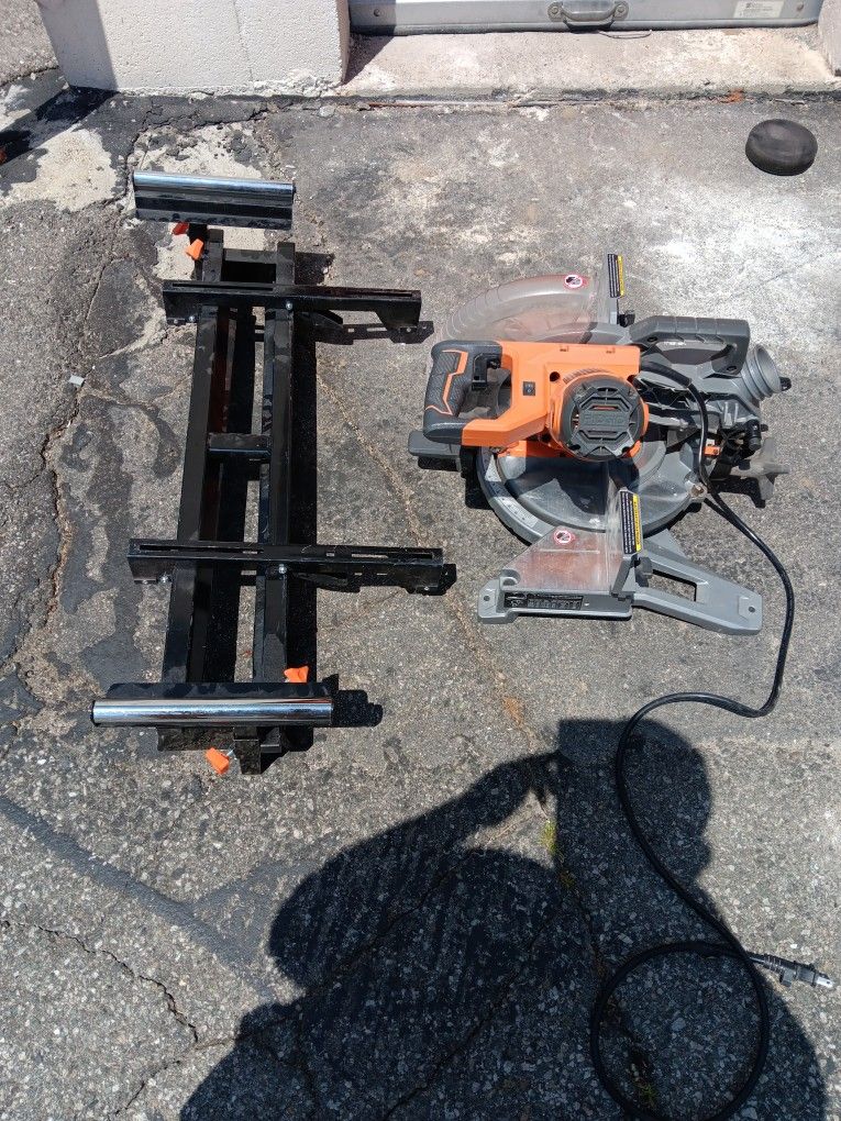 Ridgid Mitter Saw With Stand