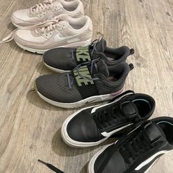 Women’s Nikes & Vans Shoes Size 9