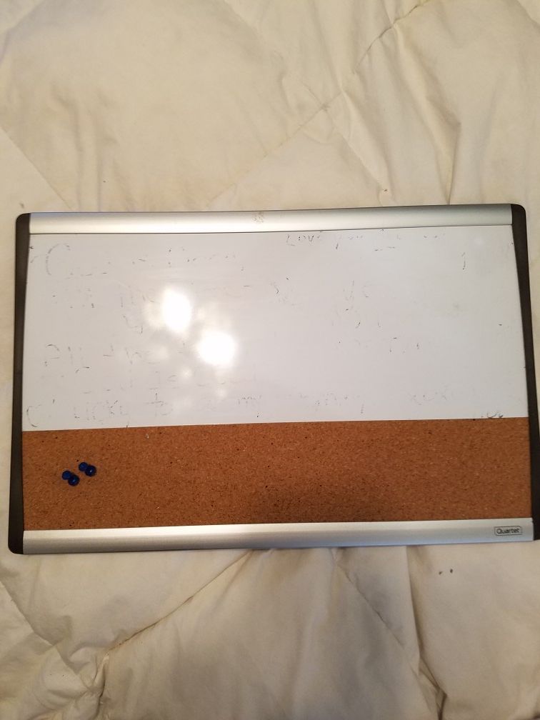 Cork & Dry Erase Board