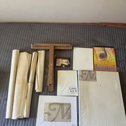 Art Supplies Canvases Easel Tracing Paper, Blank Postcards