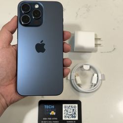 iPhone 15 Pro Max 256Gb Blue 💙 Cricket