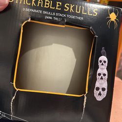 Stackable Skulls. 3 Separate Skulls