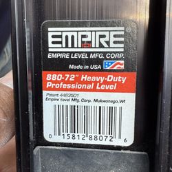 6” ft Empire Level