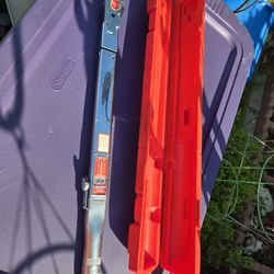 Snap On 1/2" Torque Wrench