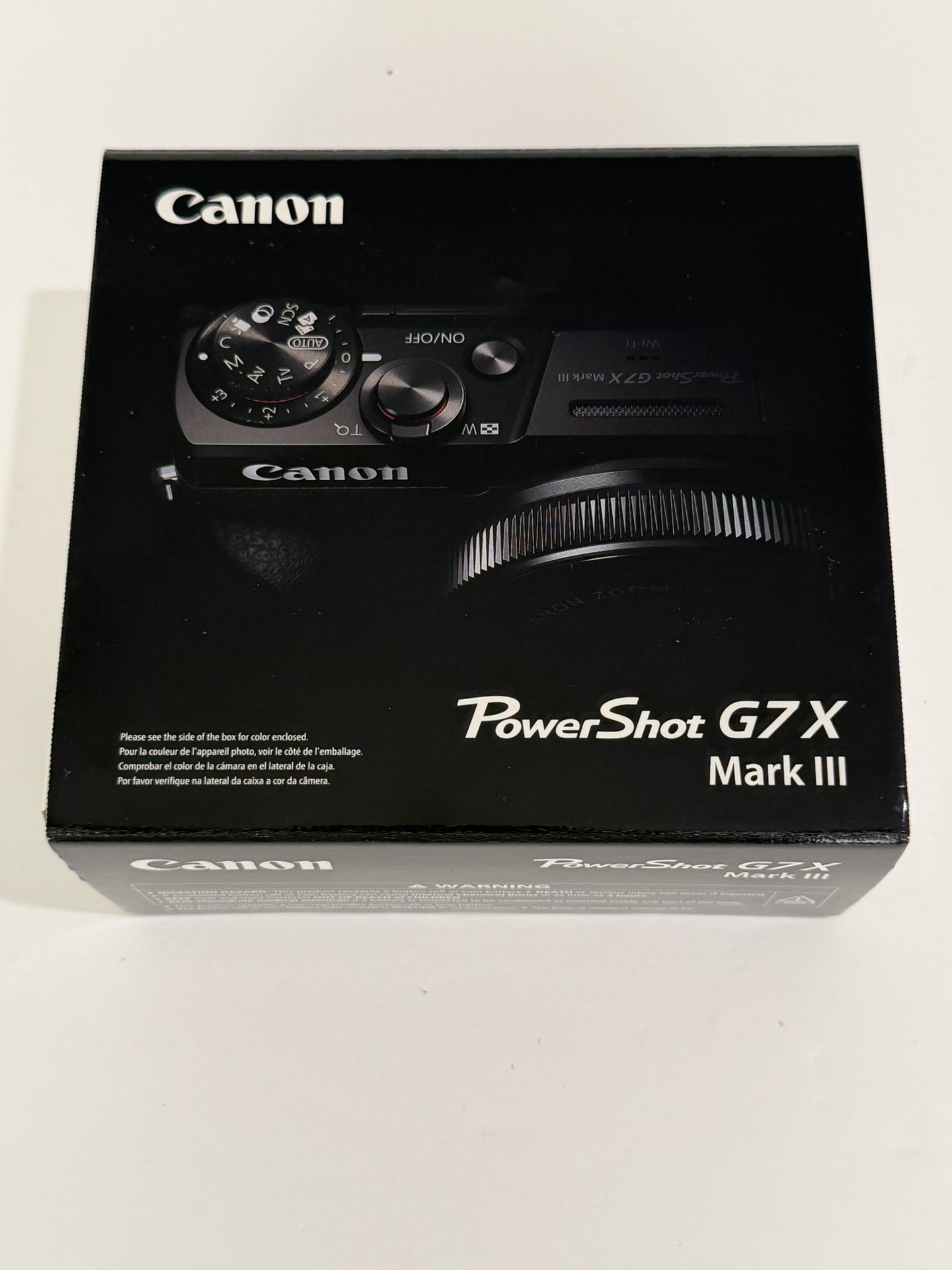 New Canon G7X Mark III Black/Black