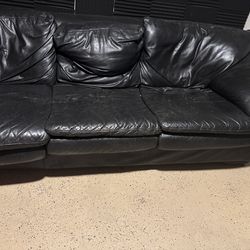 Free leather sofa and love seat