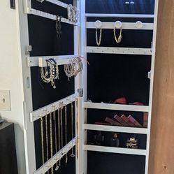 Jewelry Cabinet Armoire Organizer