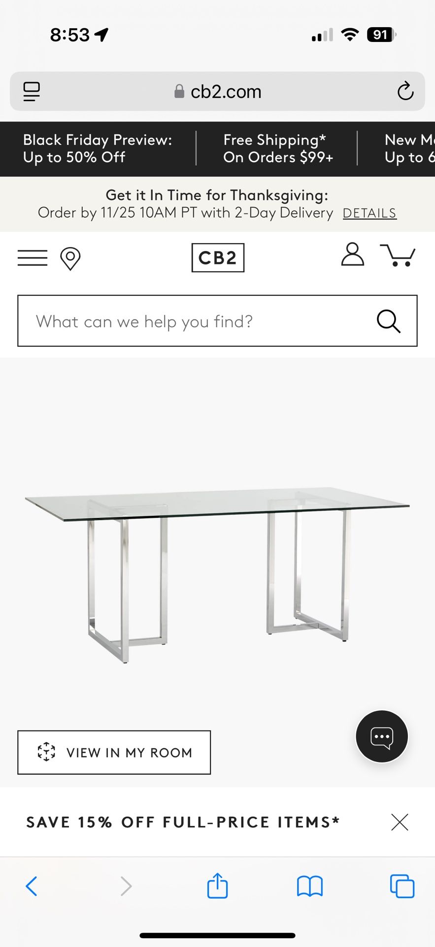 Crate And Barrel Dining Room Table 