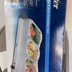 BUFFET/SERYER AND WARMING TRAY