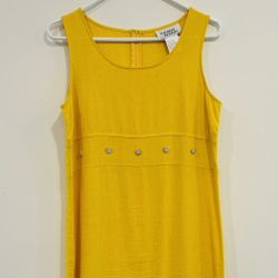 Linen Summer Dress Size 6P