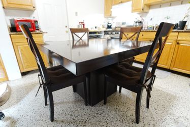 Wooden dining set