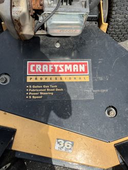 Craftsman Professional Walk Behind Mower 36in for Sale in Mount Laurel Township NJ OfferUp