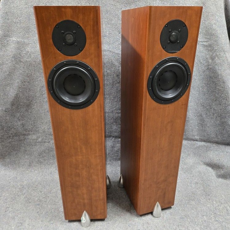 Totem Forest Floorstanding High-End Speakers in Cherry Finish