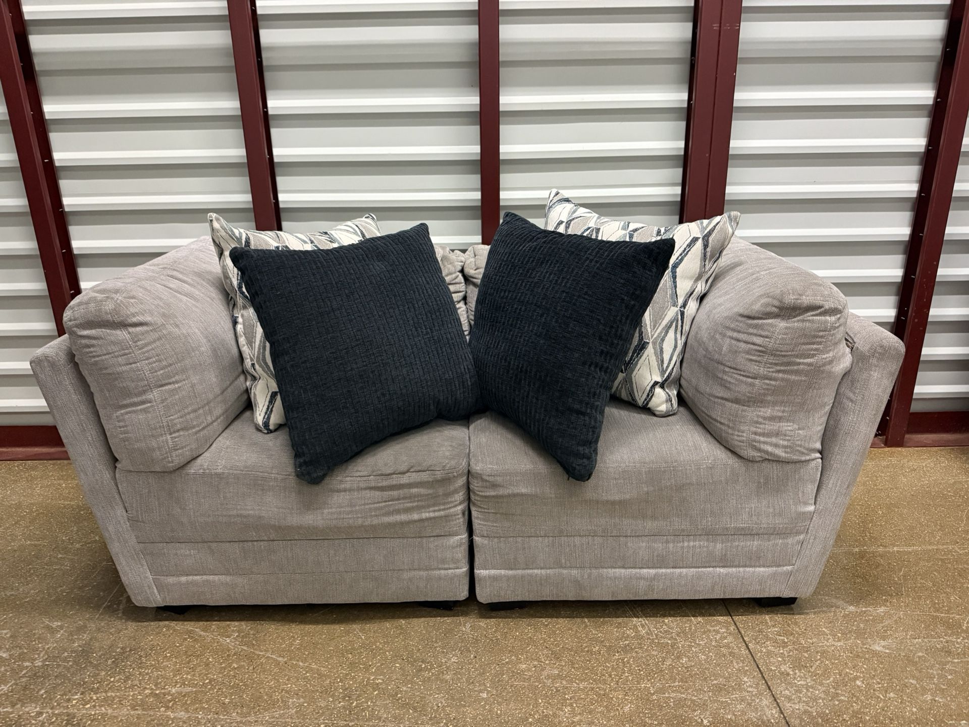 Two-Piece Modular Sectional Loveseat! ***Free CurbSide Delivery***
