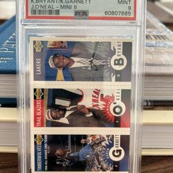 1996 Collectors Choice Gold K Bryant/K Garnett/J O’Neal