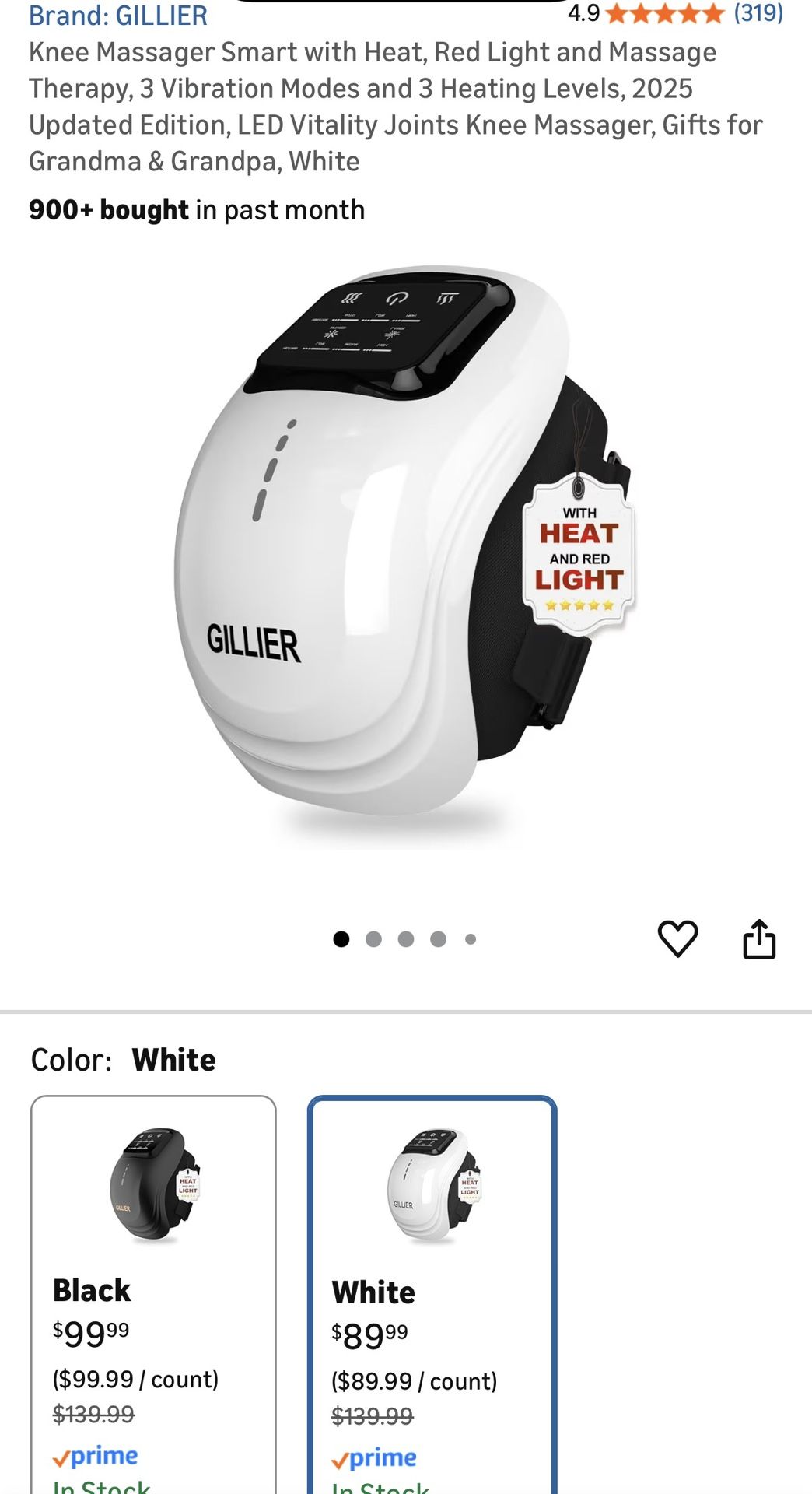 Knee Massager Smart With Heat