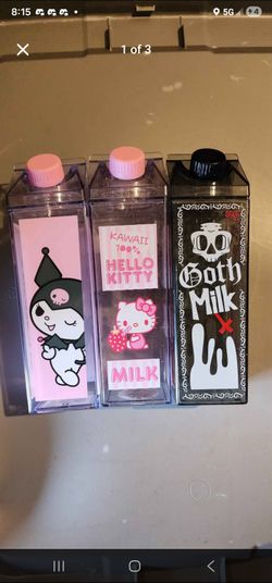 3 plastic water bottles