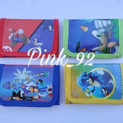 SONIC & MARIO KID'S SMALL LIGHTWEIGHT WALLET