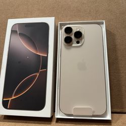 iPhone 16 Pro 128gb 5g T-mobile or metro pcs 