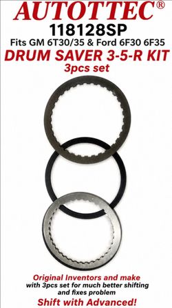 Fits GM 6T30 6T35 Drum Saver kit 3pcs set 118128SP