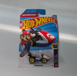 Hot Wheels Mario Kart Standard Kart Car!