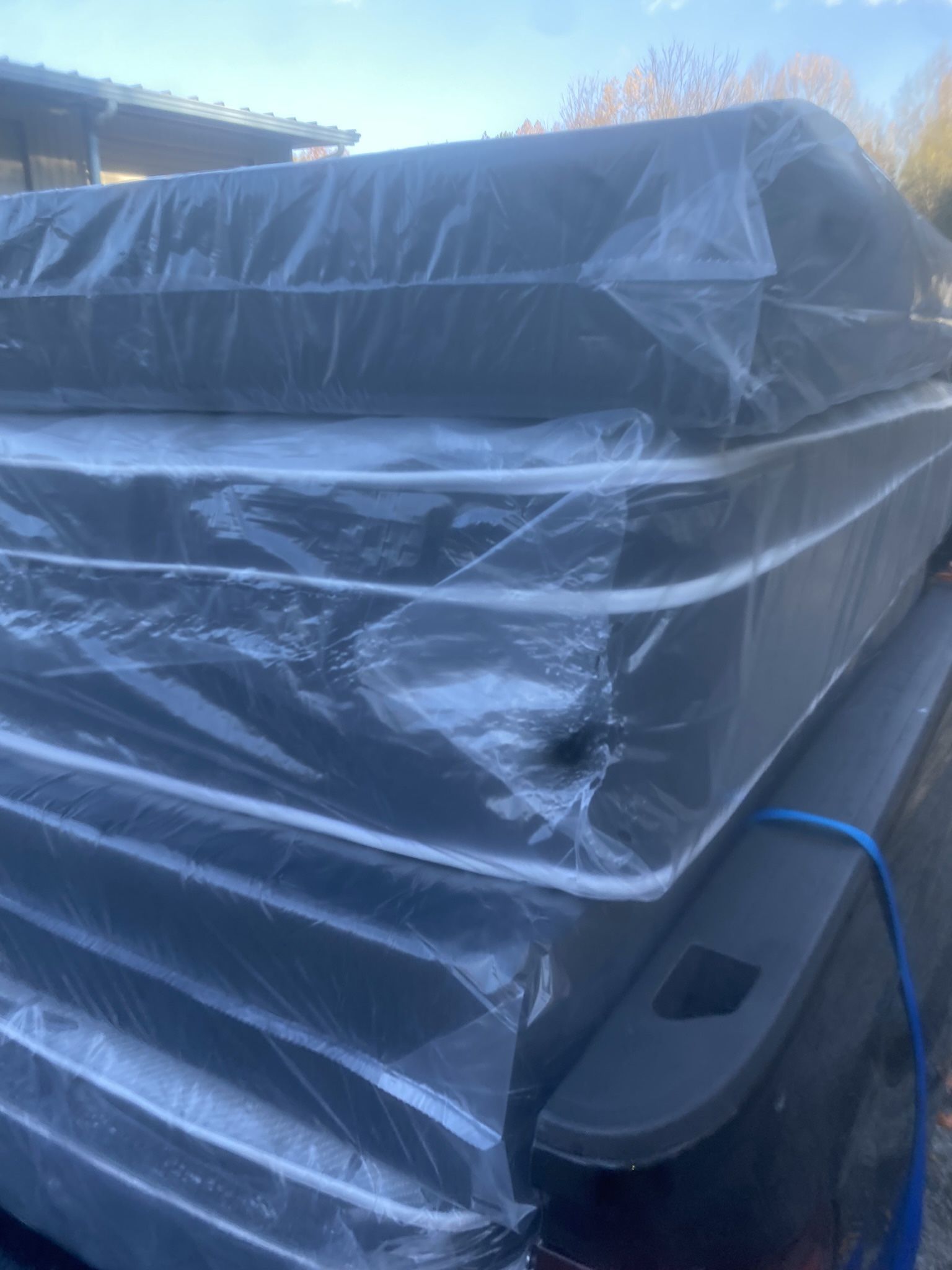 King Pillowtop Mattress And Box Spring New In Plastic Free Delivery In Atlanta